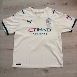 MANCHESTER CITY 2021 2022 THIRD FOOTBALL SHIRT SOCCER JERSEY PUMA